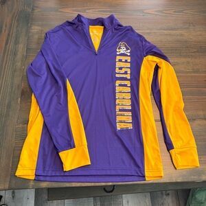 Purple and Gold East Carolina Pirates Pullover
